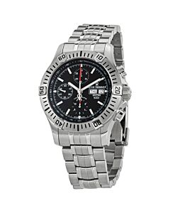 Men's Airspeed XLarge Chronograph Stainless Steel Black Dial Watch