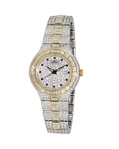Women's Finess Stainless Steel Gold-tone Dial Watch