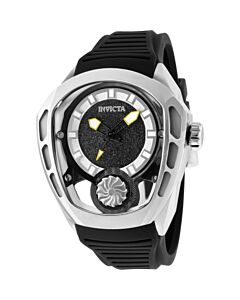 Men's Akula Silicone Black Dial Watch