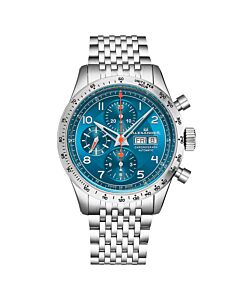 Men's Alexander 2 Chronograph Stainless Steel Blue Dial Watch