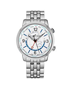 Men's Alexander 2 Stainless Steel Silver-tone Dial Watch