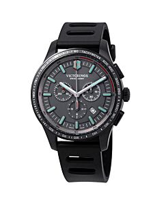 Men's Alliance Sport Chronograph Rubber Grey Dial Watch