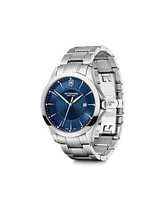 Men's Alliance Stainless Steel Blue Dial Watch