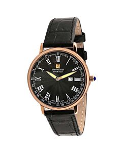 Men's Altdorf Leather Black Dial Watch