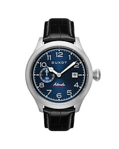 Men's Altius Leather Blue Dial Watch