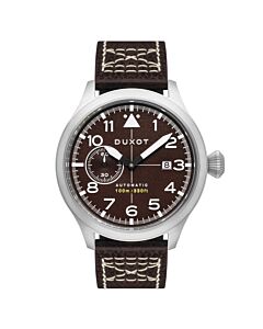 Men's Altius Pilot Leather Brown Dial Watch