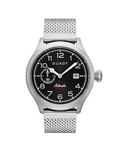 Men's Altius Stainless Steel Black Dial Watch
