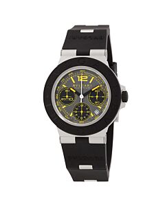 Men's Aluminium Chronograph Rubber Grey Dial Watch