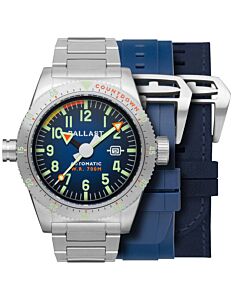 Men's Amphion Stainless Steel Blue Dial Watch