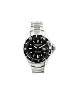 Men's Aquadiver Stainless Steel White Dial Watch