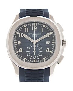Men's Aquanaut Chronograph Rubber Blue Dial Watch