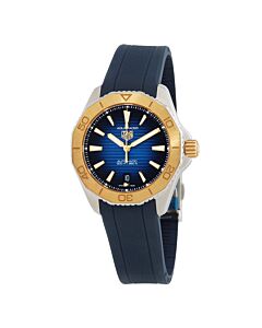 Men's Aquaracer Professional Rubber Blue Dial Watch