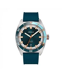 Men's Aquasport Ii Rubber Blue Dial Watch
