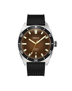 Men's Aquasport Ii Rubber Brown Dial Watch