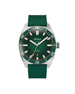 Men's Aquasport Ii Rubber Green Dial Watch