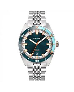 Men's Aquasport Ii Stainless Steel Blue Dial Watch