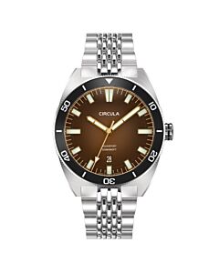 Men's Aquasport Ii Stainless Steel Brown Dial Watch