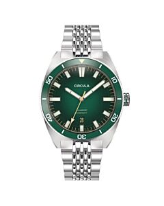 Men's Aquasport Ii Stainless Steel Green Dial Watch