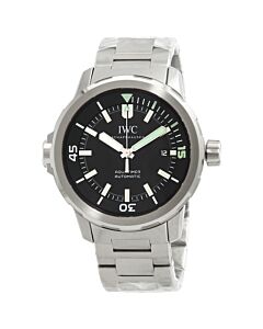 Men's Aquatimer Stainless Steel Black Dial Watch