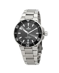 Men's Aquis Date Titanium Dark Grey Dial Watch