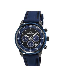 Men's Arthur Chronograph Silicone Blue Dial Watch