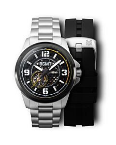 Men's Artillery Stainless Steel White Dial Watch