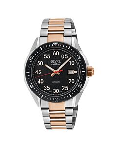 Men's Ascari Stainless Steel Black Dial Watch