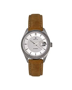 Mens-Ashton-Genuine-Leather-White-Dial-Watch