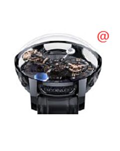 Men's Astronomia Leather Black Dial Watch