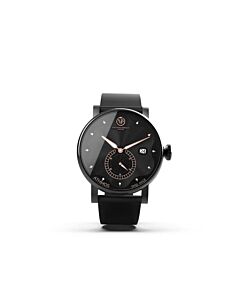 Men's Athmos Silicone Black Dial Watch