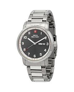 Men's Attitude Stainless Steel Grey Dial Watch