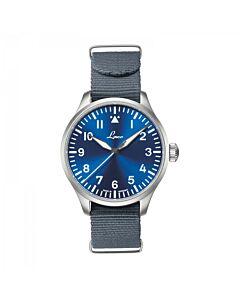 Men's Augsburg Blaue Stunde 39mm Automatic Nylon Blue Dial Watch