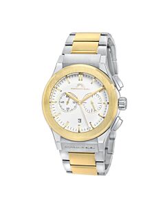 Men's Austin Chronograph Stainless Steel White Dial Watch