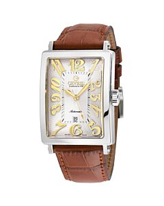 Men's Avenue of Americas Leather White Dial Watch