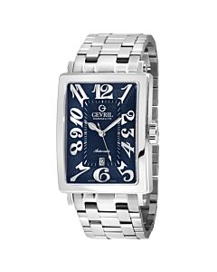 Men's Avenue of Americas Stainless Steel Blue Dial Watch