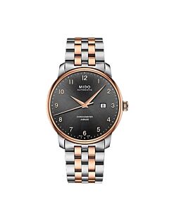 Men's Baroncelli Jubilee Stainless Steel Anthracite Dial Watch