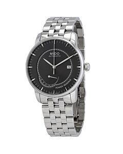 Men's Baroncelli Stainless Steel Black Dial Watch