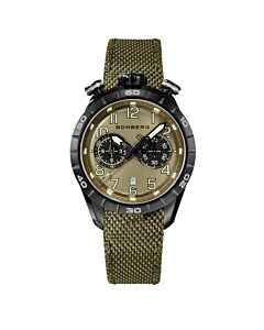 Men's BB-68 Racer Chronograph Textile Green Dial Watch