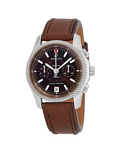 Men's Bentley Chronograph Leather Bronze Dial Watch