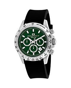Men's Biarritz Chronograph Rubber Green Dial Watch