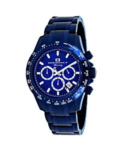 Men's Biarritz Chronograph Stainless Steel Blue Dial Watch