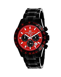 Men's Biarritz Chronograph Stainless Steel Red Dial Watch