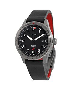 Men's Big Crown ProPilot (Calfskin) Leather Black Dial Watch