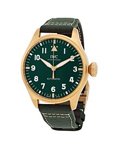 Men's Big Pilot (Buffalo) Leather Green Dial Watch