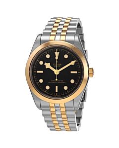 Men's Black Bay Stainless Steel and Yellow Gold Black Dial Watch