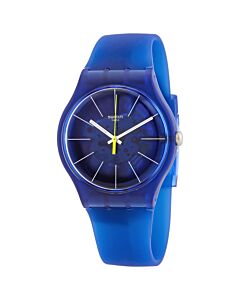 Men's Blue Sirup Silicone Blue Translucent Dial Watch
