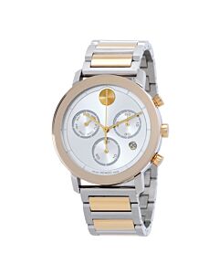 Men's Bold Evolution Chronograph Stainless Steel Silver Dial Watch