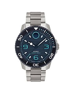 Men's Bold Titanium Blue Dial Watch