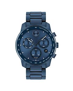 Men's Bold Verso Chronograph Ceramic Blue Dial Watch