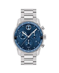 Men's Bold Verso Stainless Steel Blue Dial Watch